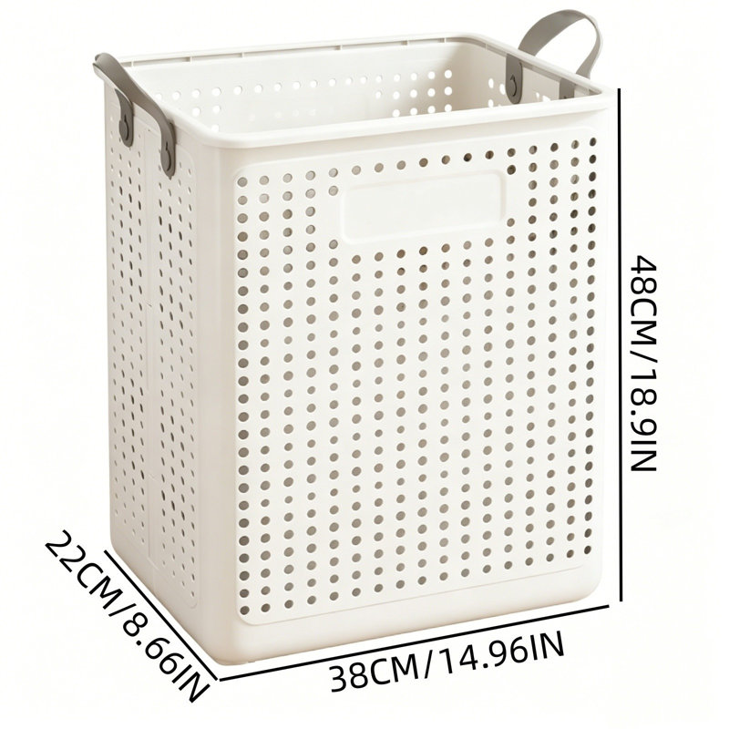 Collapsibles Laundry Basket With Handles For Home Bathroom Bedroom And Laundry Room Clothes Storage Organizer Bin For Dirty Clothes Towels And Bedding