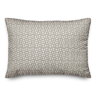 Triangle Pattern Indoor/Outdoor Throw Pillow