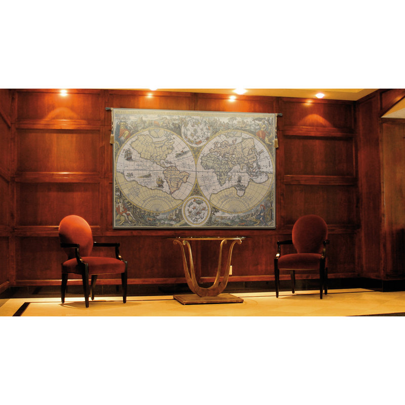 Loom Woven Cotton Blend Wall Hanging, 56" H x 82" W x 0.15" D