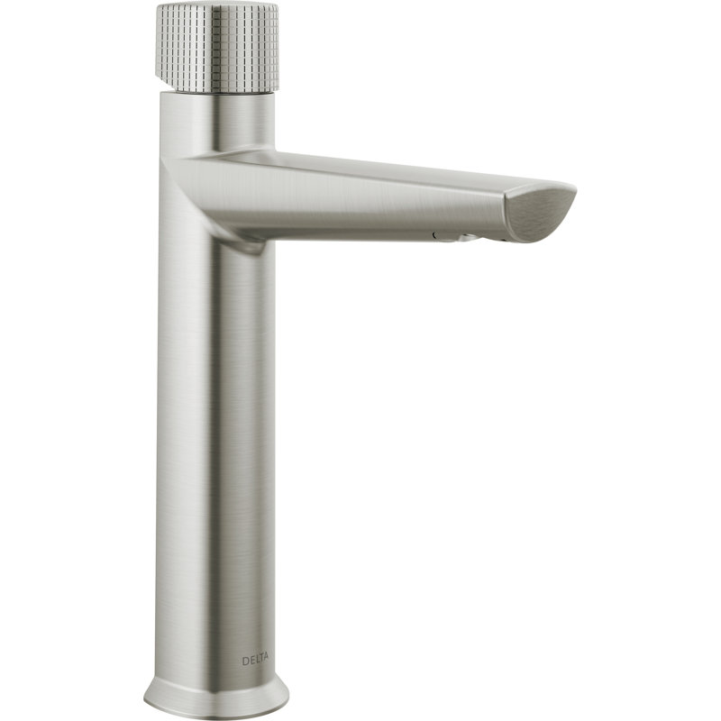 Galeon Single Hole Bathroom Faucet with Drain Assembly, Lumicoat Stainless
