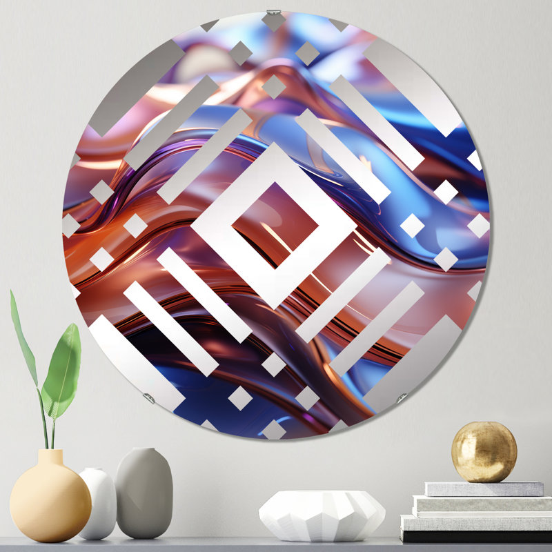 Cladinoro - Miroir décoratif diamant, 31,4 po x 31,4 po