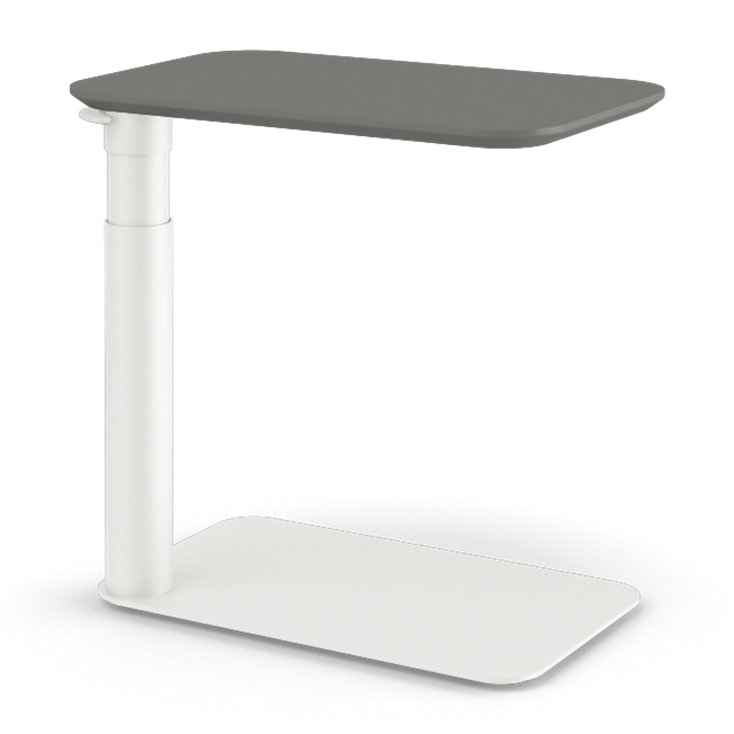 Float Micro With Slate Blue Base And Natural Linoleum Top, Gray/White