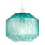 Modern Aqua Teal Reactive Mottled Glass Pendant Ceiling Light Shade By 