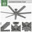 Downtown 60" 7 - Blade ENERGY STAR Outdoor / Indoor Industrial Ceiling Fan with Wall Control-75321942