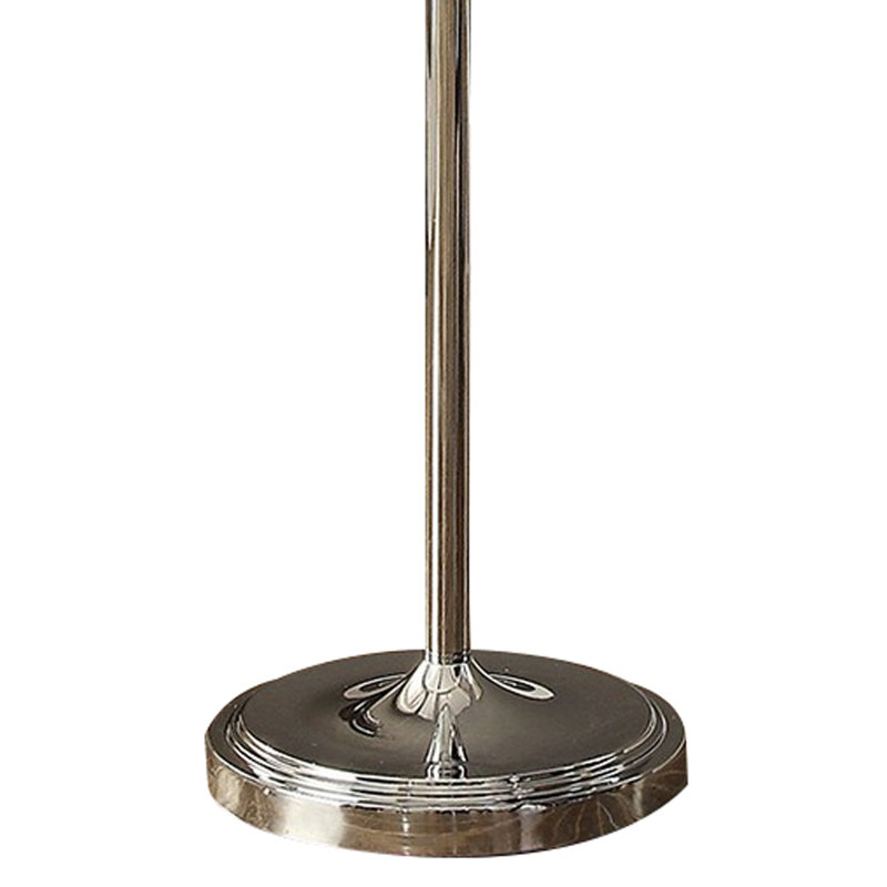 Lampe sur pied traditionnelle en chrome de 61 po Donleavy