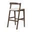 Chaises de salle à manger d'intérieur en bois d'hévéa, ensemble de 2-1994630992
