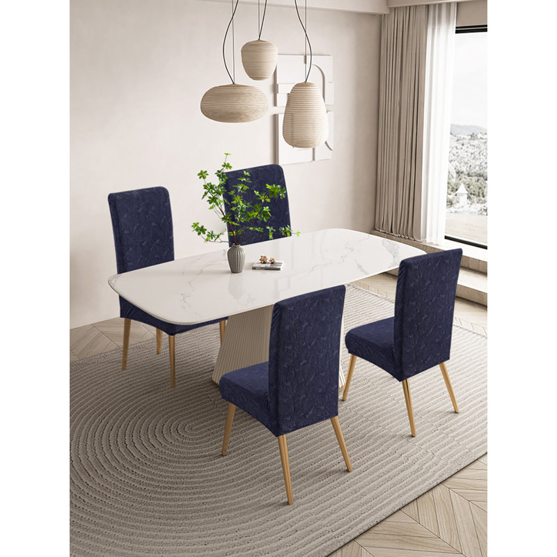 Housse pour chaise de salle à manger, housse extensible imperméable pour chaise Parsons, ensemble de 4