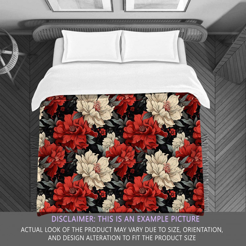 Floral Anoceto Comforter, King Comforter