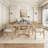 Adar 7-Piece Rubberwood Upholstered Dining Set-1013713139