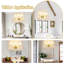 Applique murale de salle de bain pour salle de bain avec abat-jour en tissu blanc-293532701-293532702-293532775