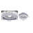 Letitia LED Round Chrome Chandelier Flush Mount