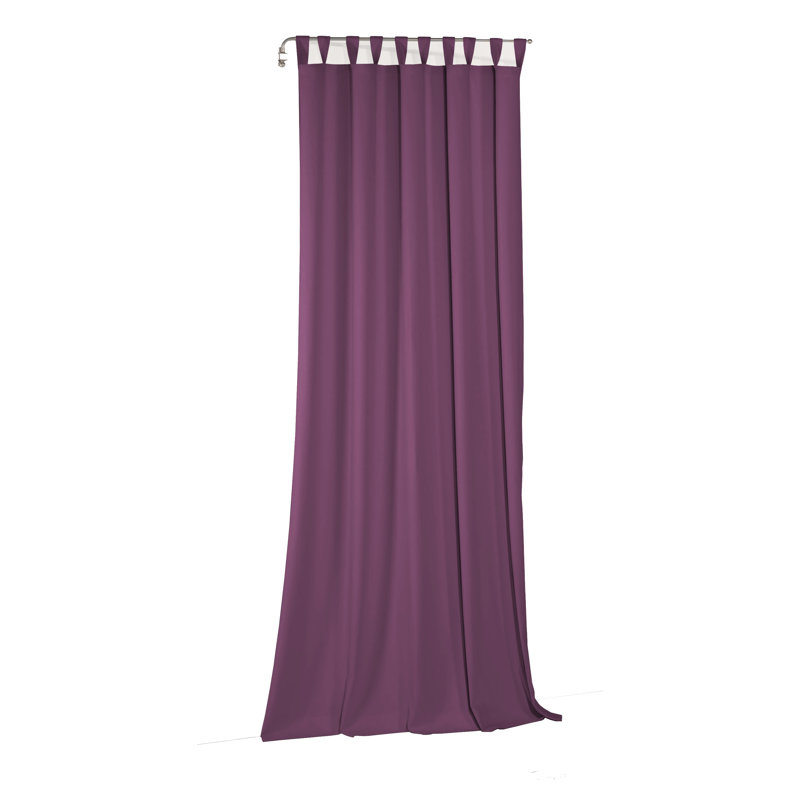 Curtain Panel Panel, Width 132 x Drop 225, Berry