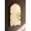  Haut miroir mural arqué avec cadre en laiton antique H 43 po