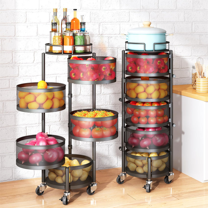 35.43'' H x 12.99'' W Utility Cart with Wheels