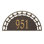 Signature Series 1-Line Wall Address Plaque