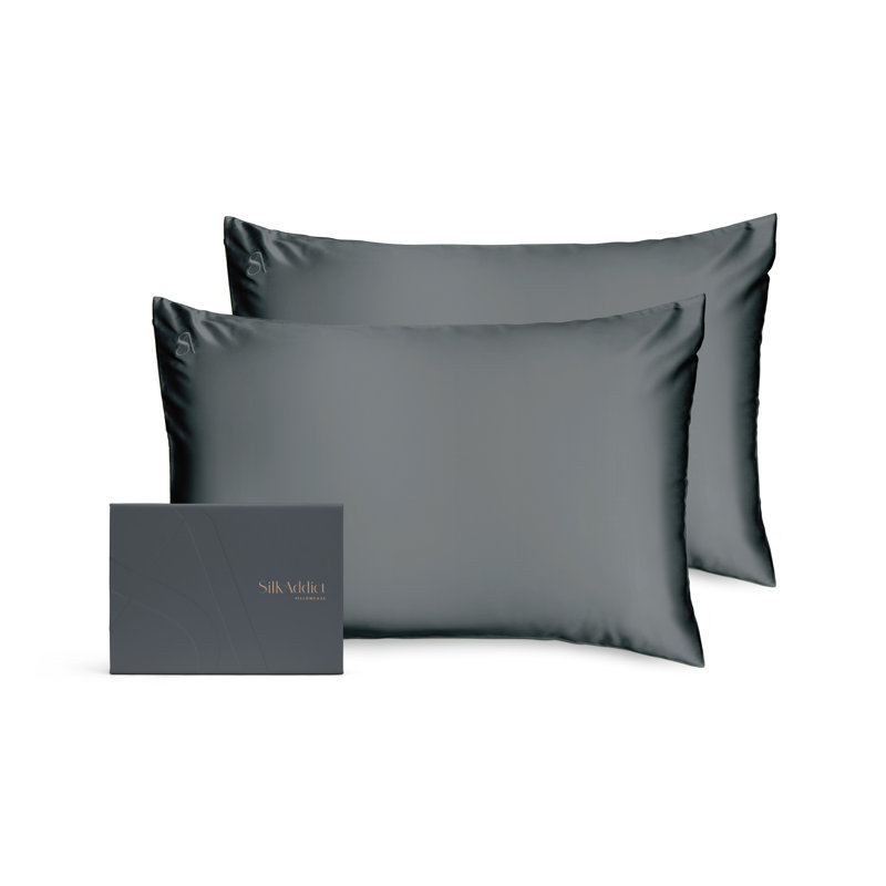 Pillow Case, Charcoal