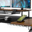 Marqel Adjustable Metal Base Computer Desk