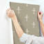 Fleur De Lis 27'27" Smooth Wallpaper Roll-61599131