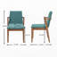 Ensemble de 2 chaises de salle à manger de style Mid-Century moderne