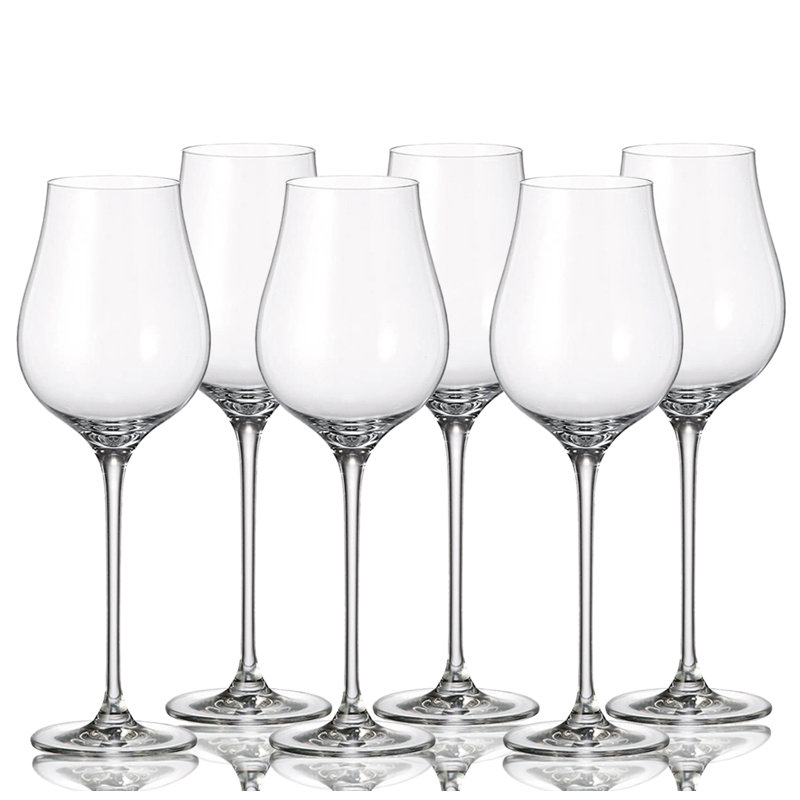 Bianney 8,5 oz Ensemble de verres à vin en cristal, 8.5 fl oz