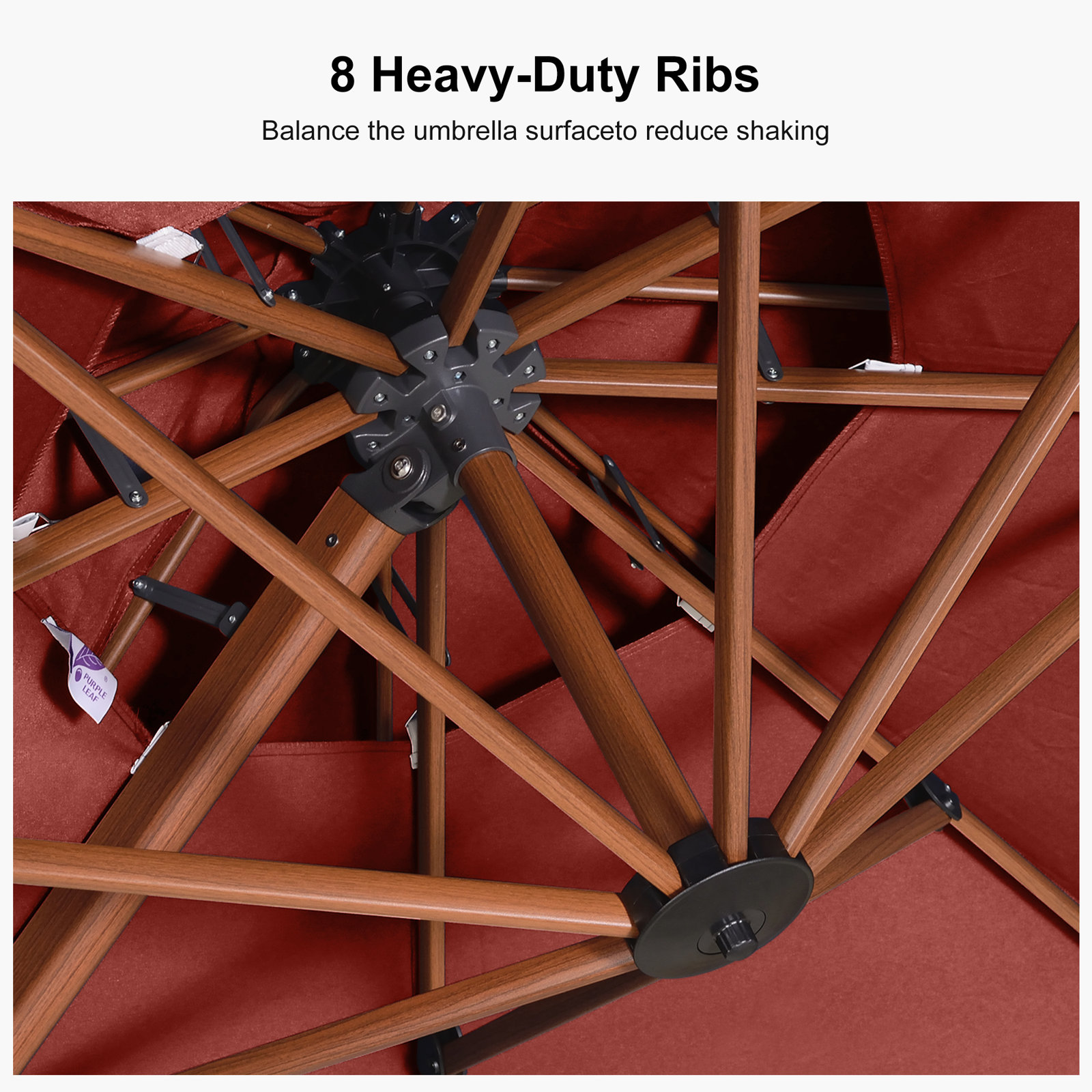 Brimley 12' Cantilever Umbrella, Brick Red