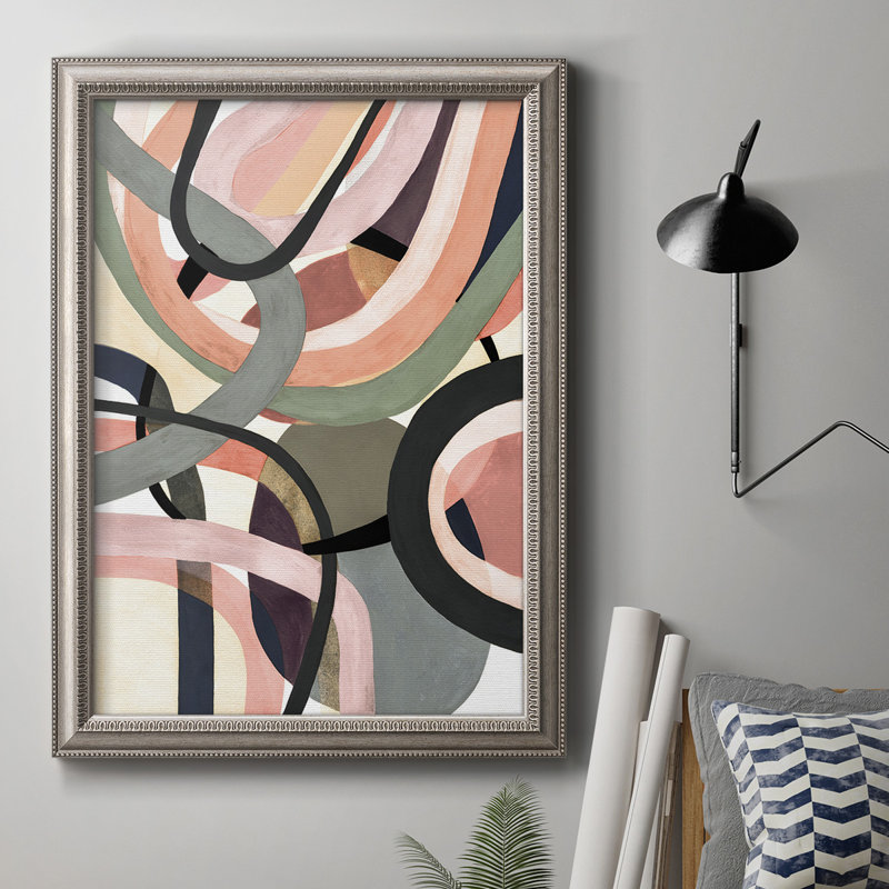 Pastel Tangle I - reproduction d'art sur toile, H 20 po x l 16 po x P 2,5 po