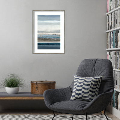 «Shoreline Echoes» par Colman Wood, reproduction d'art encadrée