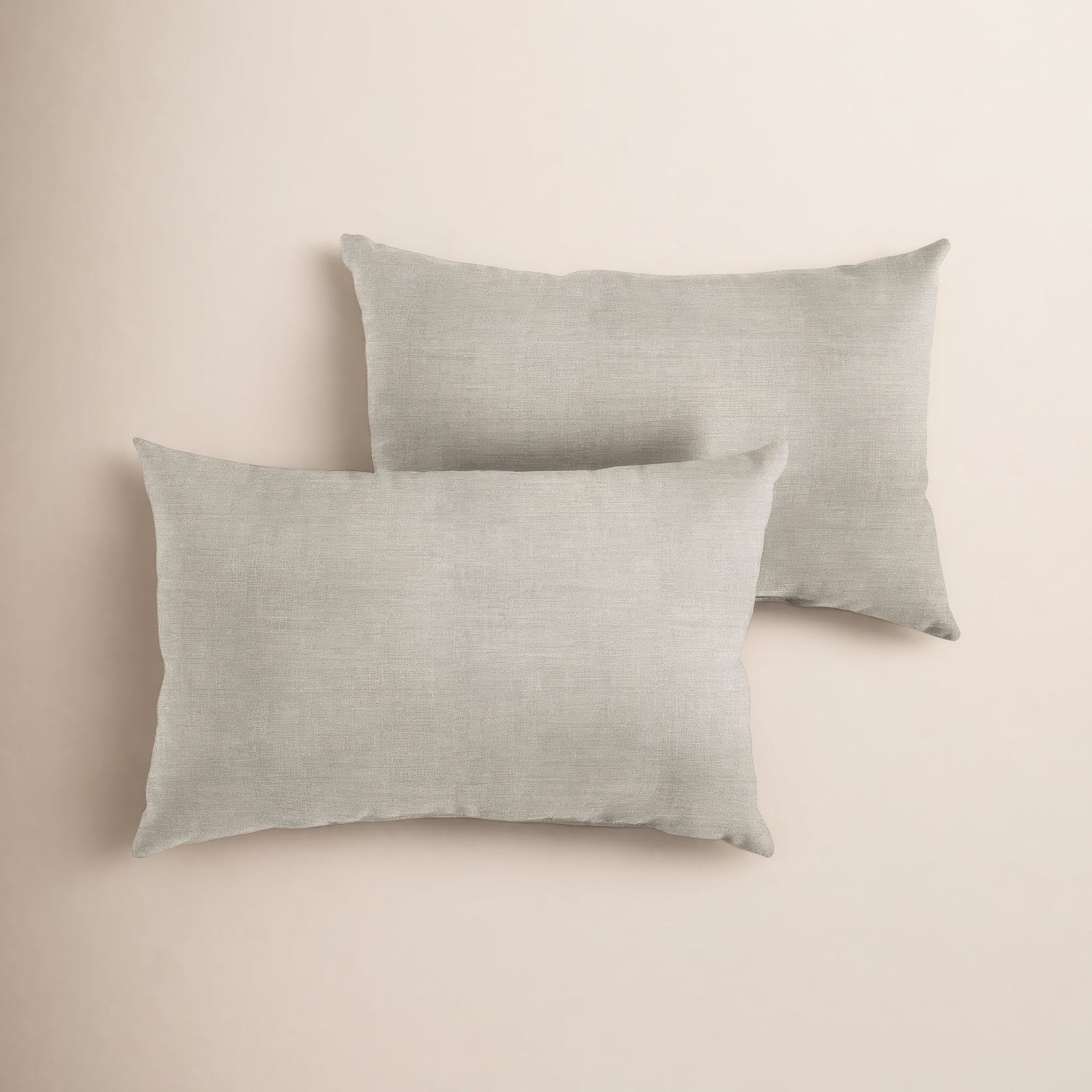 Easton Sunbrella® Throw Pillow, 14" x 24", Cast Silver
