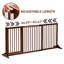 Barrière pour animaux autoportante en bois