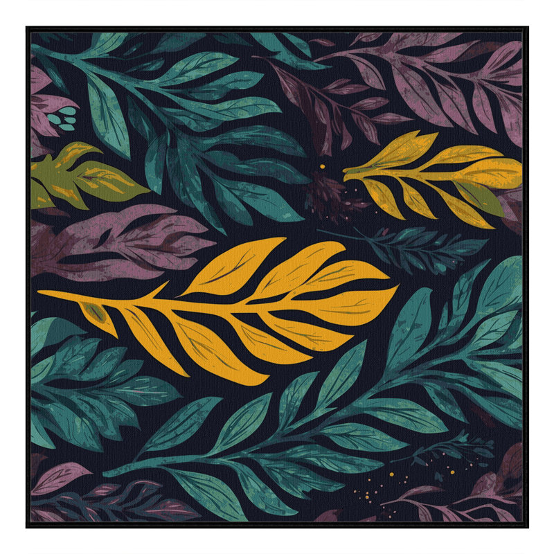Shimmering Glade Rug, Square 4'