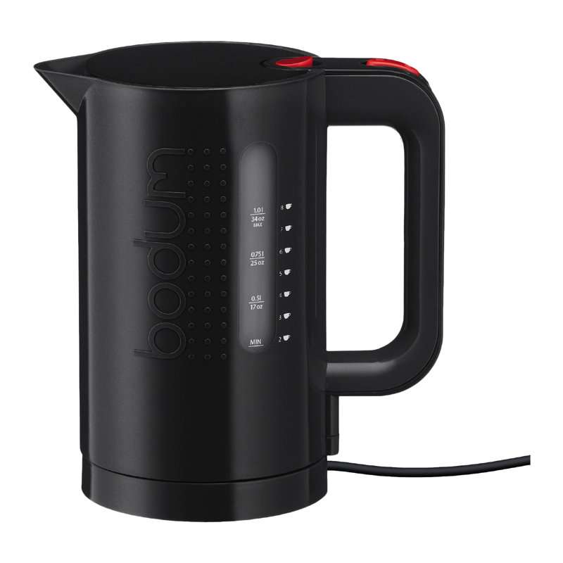 Bouilloire électrique Bodum Bistro, 1,06 pte, Noir
