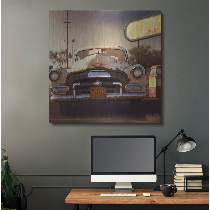 «Route 66 4» par Ray Heere, H 36 po x l 36 po