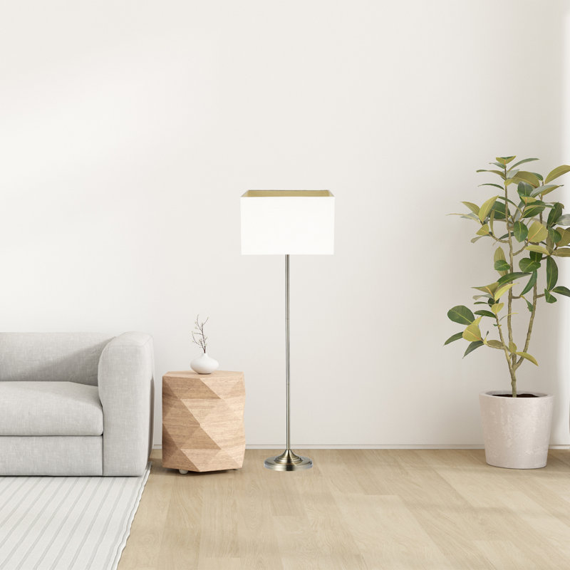 Linen Rectangular Lamp Shade, Cream, 26cm x 40cm x 22cm