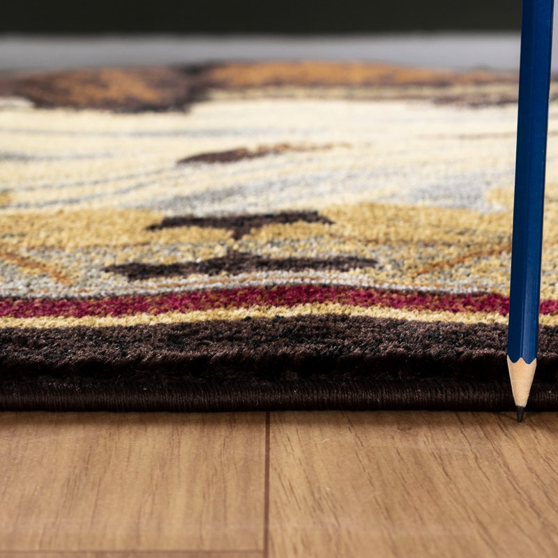 Tapis Nature's Nest 60 x 90 cm - Brun, en polypropylène, élégant et adapté aux animaux de compagnie. Parfait pour le couloir.
