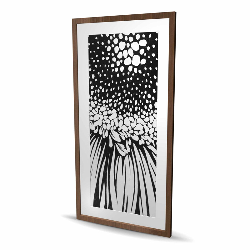 Gerbera imprimé floral avec passe-partout mat | Décoration intérieure