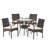 Emmeline 5 Piece Dining Set with Cushions-1574036220