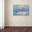 Art mural sur toile tendue - «Waterloo Bridge» de Monet pour décoration de salon, de chambre à coucher ou de bureau - 16 x 24-982604801