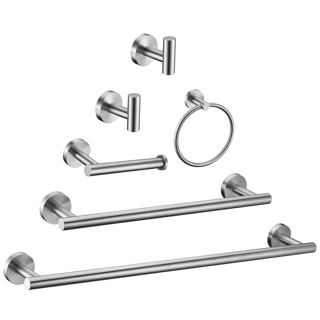 6 - Piece Bathroom Hardware Set uptap 