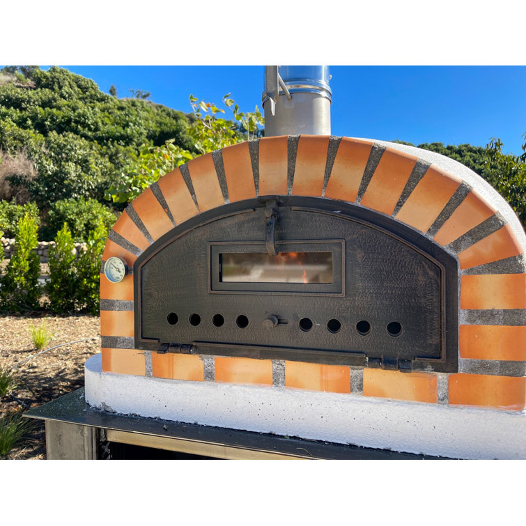 Authentic Pizza Ovens Built-In Wood-Fired Pizza Oven in White - Wayfair  Canada