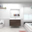 Ensemble de meuble-lavabo mural simple 42 po Monarski-1805630527
