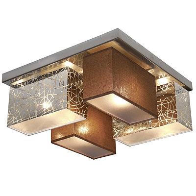 Pascoe Fabric Semi Flush Mount