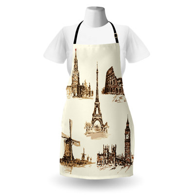 No Pattern Bib Apron