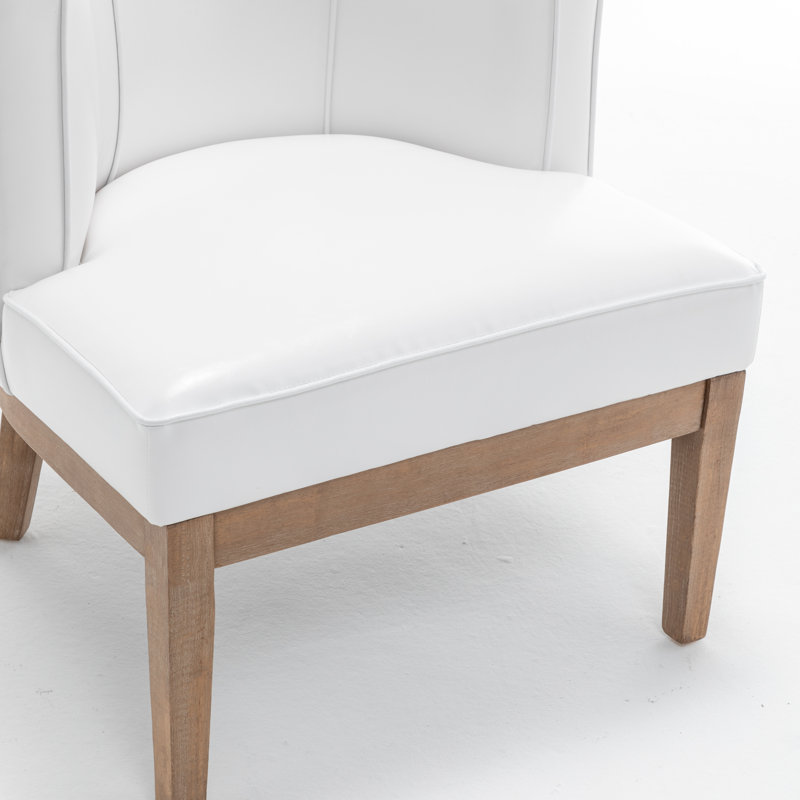 Fauteuil demi-tonneau Karoll, Ourson blanc, 2