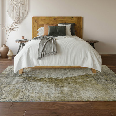Premium Machine Washable Cerrito Brown Rug