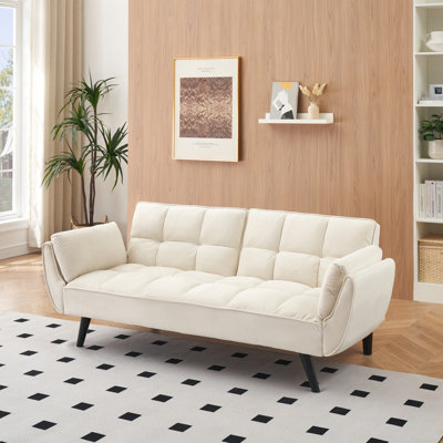 74-Inch Convertible Love Seat Sofa