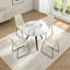 Ensemble de table de salle à manger 5 pièces, table de cuisine moderne 34,7 po avec chaises-1191725952-1191725956