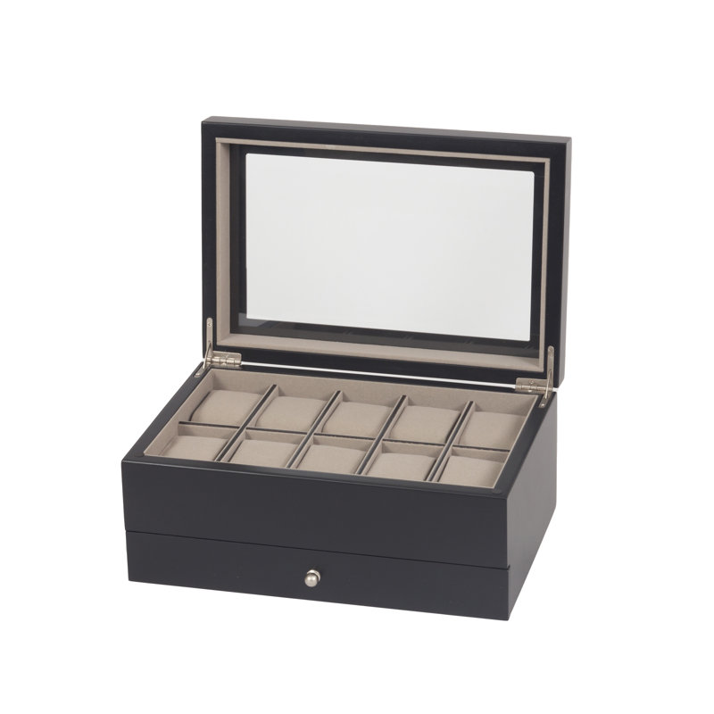 Wood Watch Box + Drawers