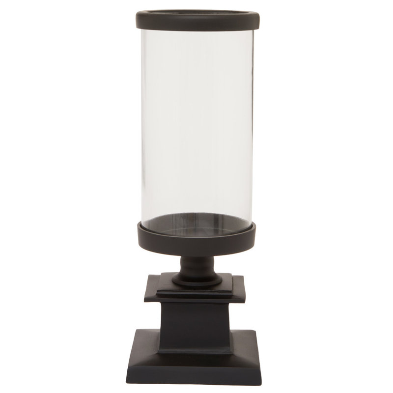 Stainless Steel Tabletop Hurricane, Black