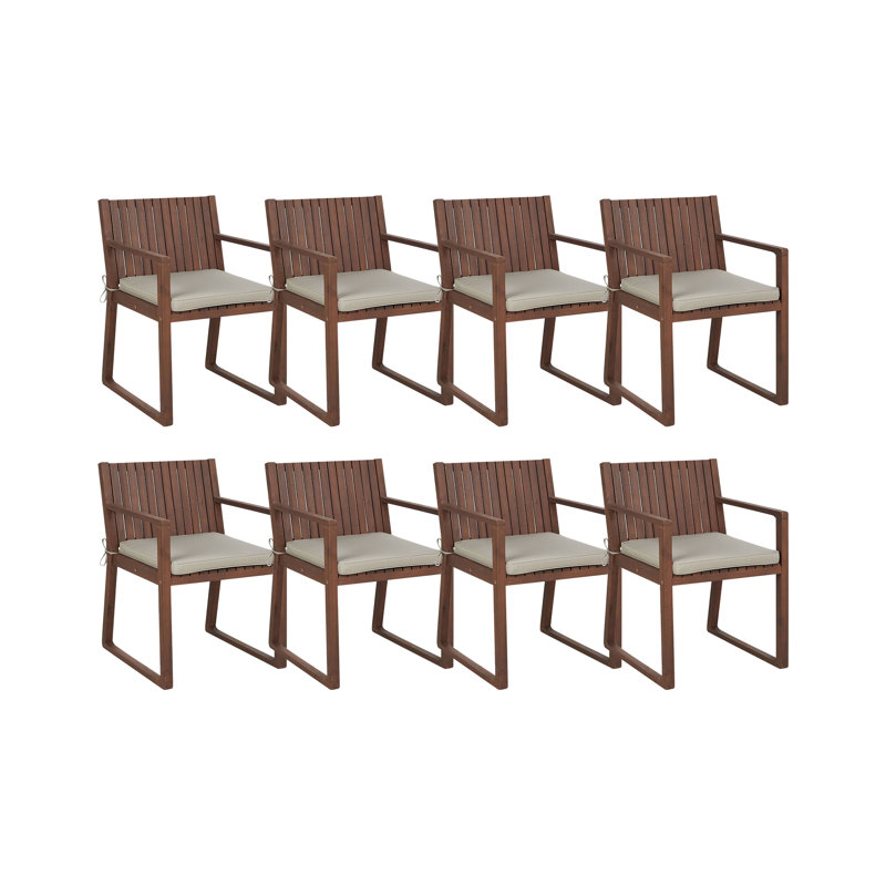 Caron Patio Dining Armchair, Taupe