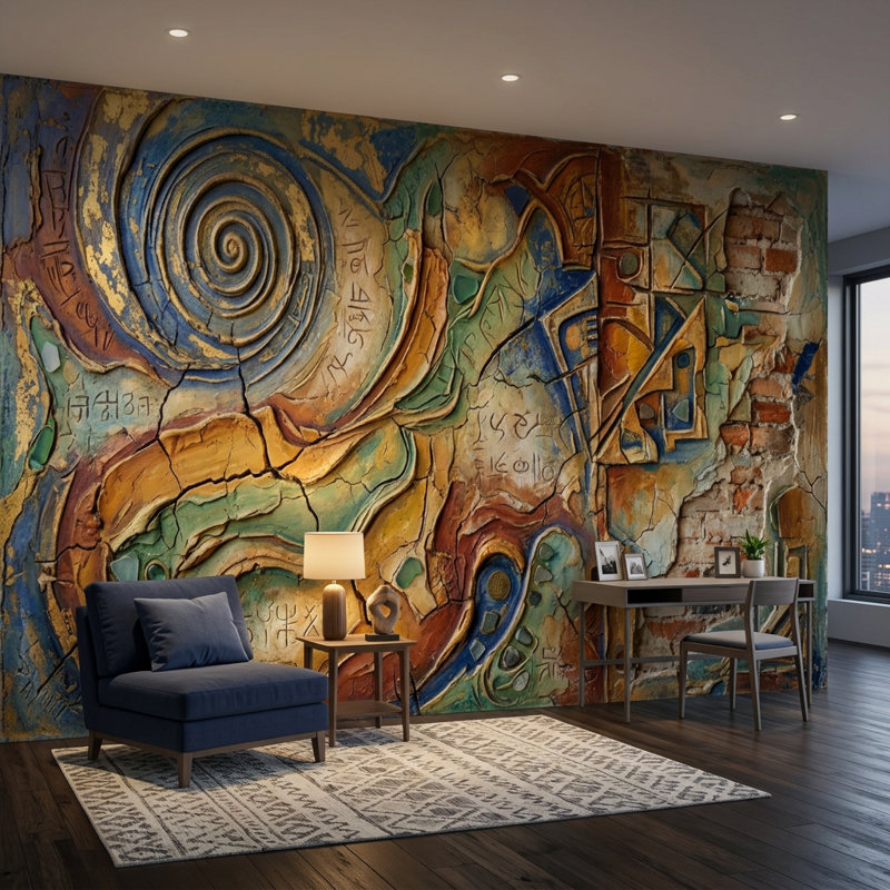 Papier peint mural brique Brick Wall, Texturé non collé, 160 po x 108 po